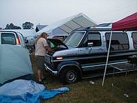 Joe Checkin his Ford